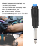 Tattoo Pen Adjustable Voltage Low Noise Tattoo Machine Aluminum Alloy Frame with Power Supply Wireless Foot Pedal for Beginners