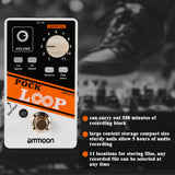 POCK LOOP Looper Guitar Effect Pedal - 11 Loopers, Max. 330mins Recording Time, Supports 1/2 & 2X Speed Playback, Reverse Functions