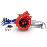 Universal Loud Horn Electronic Car Fake Dump Vae Electric Turbo Blow Off Analog Sound BOV Red