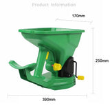 Gardening Seed Spreader Portable Manual Seeder 1.5L 5 Gears Adjustable Sowing Fertilizing Melting Snow for Garden Small Farm