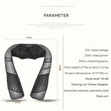 Whole body multifunction shoulder and neck massager with heated shawl