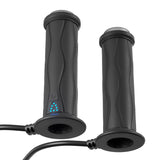 DC 12V Hand Heated Electric Grips - 5-Gear, Silicone, Adjustable, Hot Grip Handle for Motorcycle in Winter