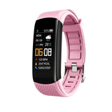 C5S Color Screen Watch Sports Heart Rate Monitoring Alarm Clock Weather Waterproof Pedometer Smart Reminder Bracelet