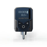 Newest Ambition Wireless Tattoo Battery Power Supply RCA Interface 1950amh portable LCD Display For Rotary Machine Fast Charger