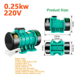 250W/370W/550W 220/380V Attached Plate Vibrator Single 3 Phase Cement Concrete Vibration Motor