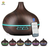 1pc 19.36oz/550ML Ultrasonic Electric Aroma Diffuser with Remote Control, Essential Oil Diffuser, Air Humidifier