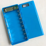 DIY 8X18650 Portable Battery Power Bank Shell Case Box LCD Display Dual USB Power Bank Box KIT Power Bank 18650(No Battery)