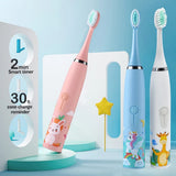 Portable Tooth Washer Soft Hair Small Brush Head Smart Toothwasher Children's Electric Toothbrush