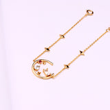 Women's Summer All-match Colorful Crystal Cross Star Bracelet