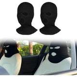 Universal Fun Car Cover 3Holes Full Set Halloween Christmas Seat Headrest Decorations Accessory