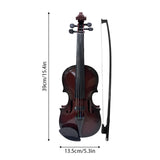 Simulated Music Practice for Beginners Violin Kit Musical Instrument Exquisite Workmanship Performance Props