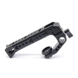 Universal Camera Top Handle Grip Video Stabilizing Rig with Cold Shoe Adapters for Sony Camera Cage Microphone LED Light Monitor