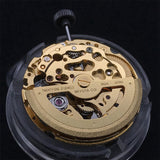 Sier 8N24 nical Miyota 21 Jewels Skeleton Automatic Movement