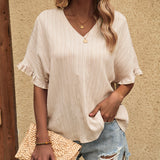 Women's Stylish Loose Short Sleeve Top