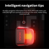 Xoss Nebula Cycg Taillights Bicycle Intelligent Dot Matrix Custom Emoticons Night Turn Signal Tail Light