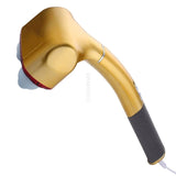 2 Heads Charging Electric Body Hammer Red Light Vibration Back Cervical Massage Stick Health Care Relieve Pain