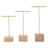 3-Piece Fashion T-Bar Display Rack Stand Holder Earrings Hanging Organizer Jewelry Set