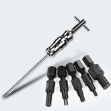 9Pc Blind Hole Slide Hammer Pilot Bearing Puller Internal Extractor Removal Kit 8-32MM L47cm x W21cm x H 8cm