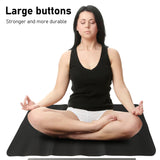 Large Black Grounding Pad For Elderly Foot Therapy Relieving Anxiety Mat