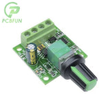 1.8-15V 2A Mini PWM DC Motor Governor Stepless Speed Regulator LED Dimmer Power Controller