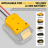 Power Wheels for 20V Adapter Battery Converter Kit with Fuse Switch Terminals & 12 AWG Wire