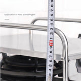 1PC Stainless Steel Kitchen Household Induction Cooker Bracket Gas Burner Stove Protective Cover Shelf Stand Storage Holder