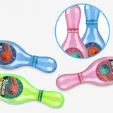 1Set Lighting Game Set Indoor Luminous Bowling Parent-Child Games Electric Sports Funny Baby Outdoor Toys