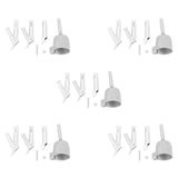 20 Nozzles For Vinyl Pvc Plastic Hot Air Blower Triangle Speed Nozzle 5Mm Round Welding Head Alloy Y Type