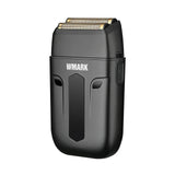 2024 New WMARK NG-984A Professional Shaver Stainless Steel Etched Titanium Double-blade Razor Electric Men's Razor.