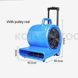 1PC Small Industrial Blower Household Floor Carpet Drying And Blowing hine 220V