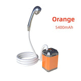 Outdoor Camping IPX7 Waterproof with Digital Display Portable Electric Shower Pump for Hiking Travel Beach Pet Watering