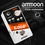 POCK LOOP Looper Guitar Effect Pedal - 11 Loopers, Max. 330mins Recording Time, Supports 1/2 & 2X Speed Playback, Reverse Functions