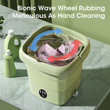 Portable Washing Machine 4.5L - EU/US/UK/AU. Mini Dehydratable for Dormitory, Student. Sock/Underwear/Panties. Rental & Travel. Free Shipping.