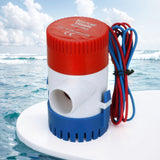 1100GPH Low Noise Submersible Water Marine Electric Bilge Pump for Seaplane Motor Houseboat