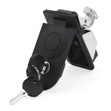 Durable Cabinet Coated Metal Hasp with Key Compression Latch Handle for Toolbox Camper Trailer Truck Caravan Lock