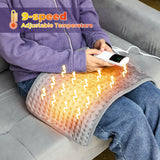 60x30CM Electric Heating Warm Winter Physiotherapy Blanket Shoulder Neck Back Spine Leg Pain Relief Hot Compress Pad