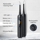 2021 Electric Whitening Tooth Stains Tartar Scraper Remove Teeth Cleaner Oral Irrigation Care High Frequency Dental Tool