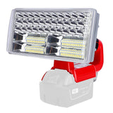 40W 4200LM Cordless LED Work Light Flashlight Outdoor Spotlight with USB Port for Milwaukee//18V Li-ion Battery