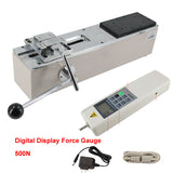 500N Digital Pointer Push Pull Force Gauge Manual Horizontal Harness Terminal Tension Tester Inspection hine Test Stroke 50mm