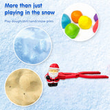 5 Pieces Santa Clau Toy Kit Tool Snowball Maker Snow Ball Clips Winter Outdoor