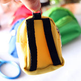 Miniature Bag 5Pcs Cute Zipper Backpack Doll Accessories For 15-30Cm Dolls,Dollhouse School Supplies
