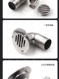 1316 stainless steel leak RV 90 ° or drain marine yacht hardware accessories