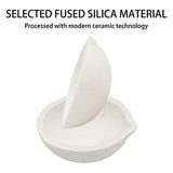 7 Pack Ceramic Quartz Crucibles Accessories Casting Torch Melt Gold Sier 100/150/250/400G/500G