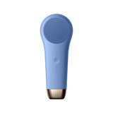 Multifunctional LED Red Blue Light Heat Cold Waterproof Electric Facial Cleansing Brush Portable Silicone Electric Face Scrubber