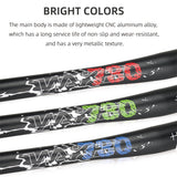 Mountain Bike Handlebars 31.8MM Diameter High-Rise with Matte Surface 720MM 780MM Aluminum Alloy Handlebar for Bicycle