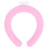 Cooling Collar Reusable Ice Neck Cool Wearable Body Cooling Products For Outdoor Indoor, Relief For Summer Pink