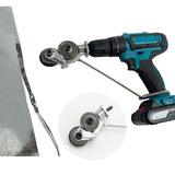 Electric Metal Nibbler Easy Operate Metal Sheet Cutter For Cutting Iron Metalworking Electric Drill Shears Metal Plate Cutters