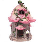 Solar Powered Garden Statue Snail House Figurine Light LED Welcome Sign Ornament Outdoor Courtyard Decor