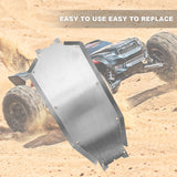 Stainless Steel Chassis Armor Gearbox Protector Skid Plate For 1/8 Traxxas Sledge RC Car Upgrade Parts Accessories