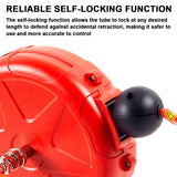 8mm Automatic Retractable Hose Reel Car Wash Tools Garden Irrigation Tube Holder Waterpipes Roller Self-Locking Water Drum